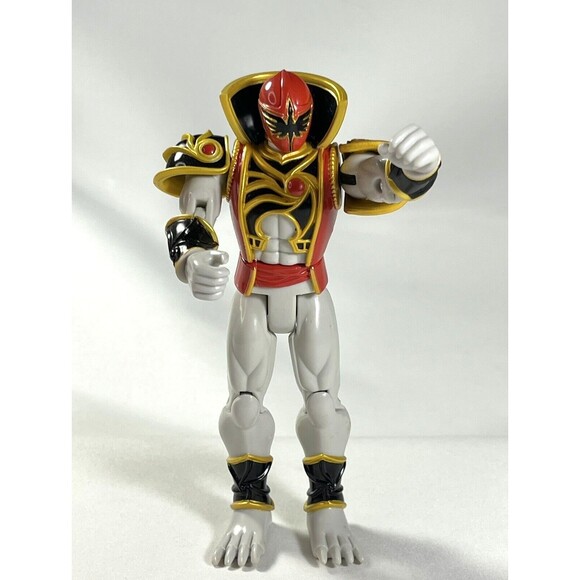 2005 Bandai Power Rangers Mystic Force Jenji Cat Red Ranger Action Figure - Picture 2 of 10